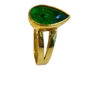 Anillo en Oro 18k y Esmeralda AN003